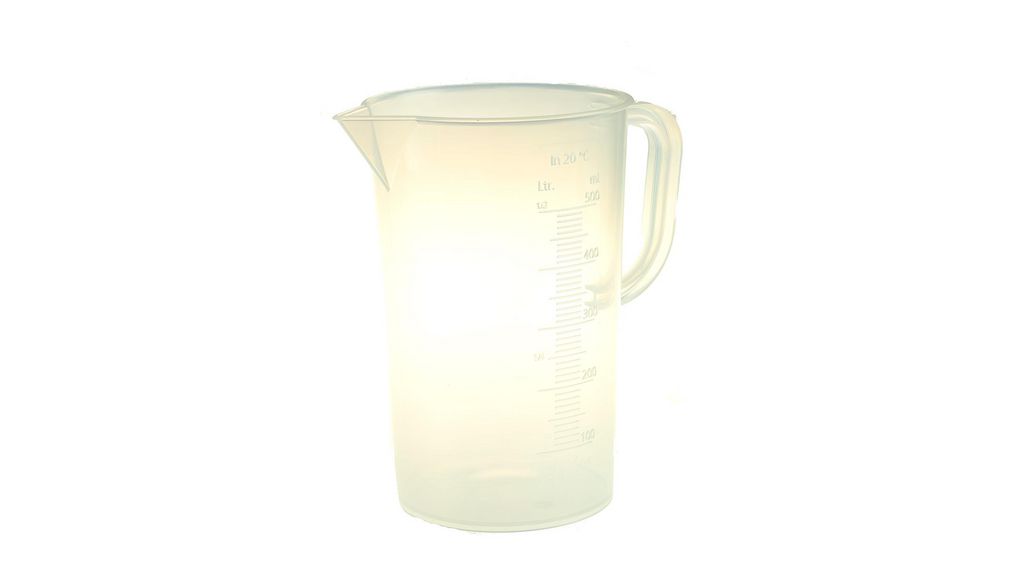 Dispenserkanna, 500ml, Polypropylen (PP), Vit